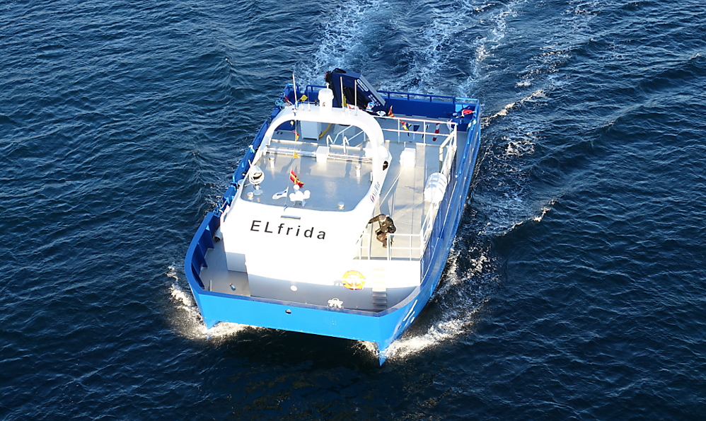 's Werelds eerste e-boot voor visteelt