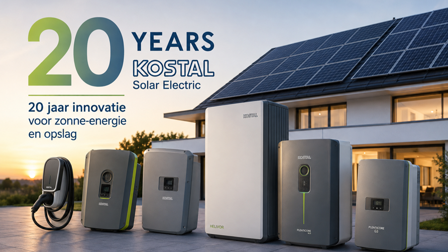 KOSTAL fête ses 20 ans : nouveaux onduleurs, stockage et recharge intelligente