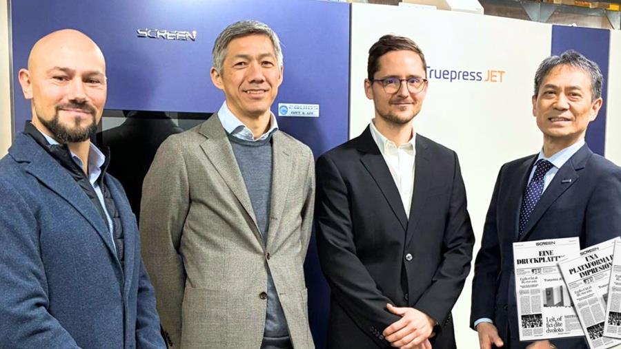 Eucles Daily imprime des journaux avec une Screen Truepress JET 520NX