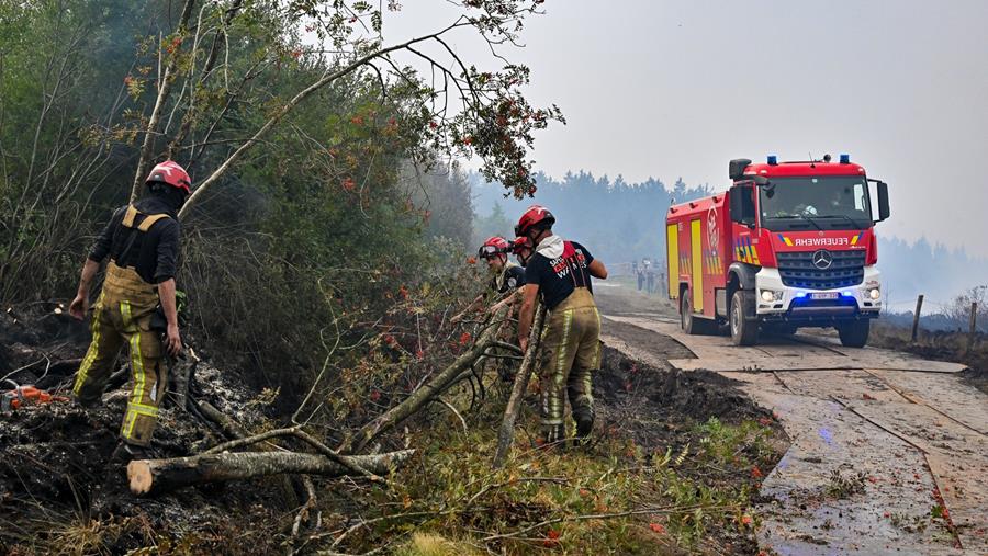 Aangescherpte controles op luchtkwaliteit in Hoge Venen na brand