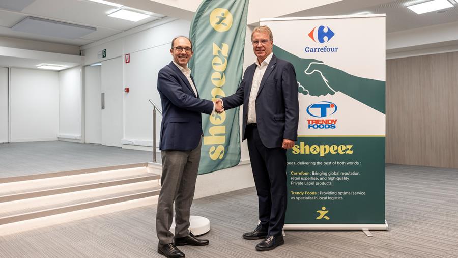 Carrefour Belgique et Trendy Foods lancent un nouveau concept de magasin: Shopeez