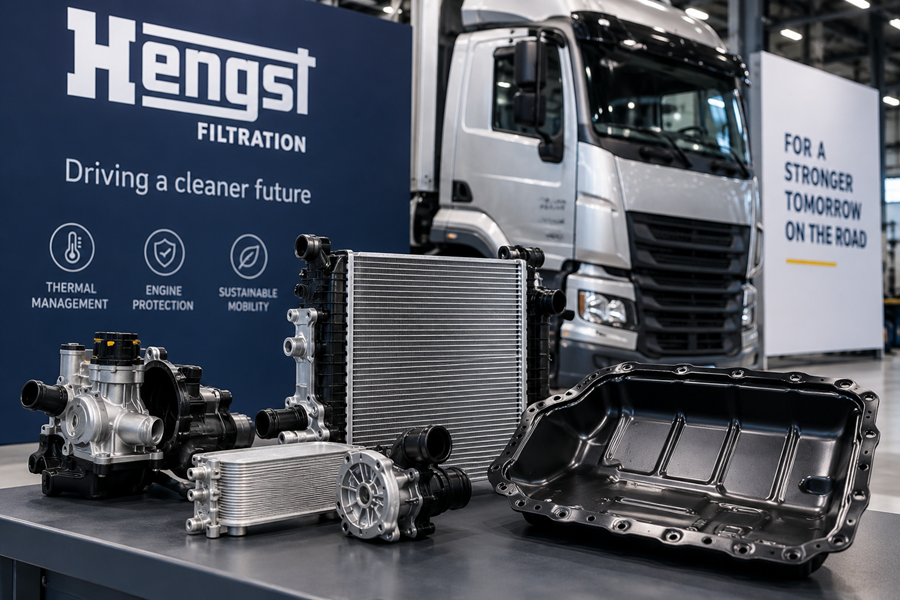 Hengst lanceert thermomanagement en oliecarterpanelen