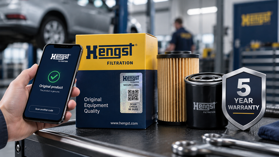 Hengst lance Secure Label et une garantie de 5 ans pour le marché des pièces de rechange