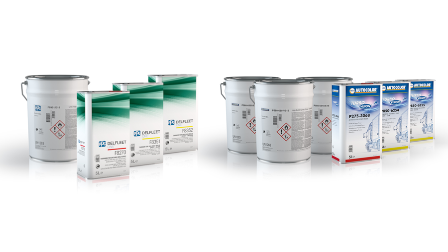 Nouveaux Epoxy Primers pour les systèmes de peinture Delfleet One et Turbo Vision