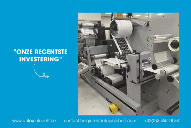 Conventioneel of digitaal gedrukte zelfklevende etiketten