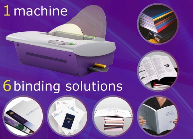 Bind en personaliseer al uw documenten in met de Fastback 20