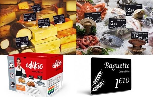 Print uw prijzen op PVC kaarten