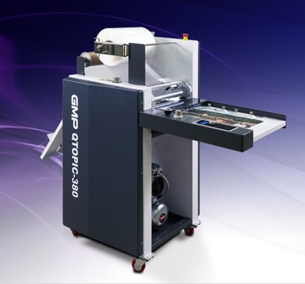 Pelliculeertoestel GMP Qtopic 380: Maximum aan applicaties, klein budget!