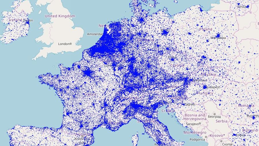 Eén miljoen laadpunten in Europa