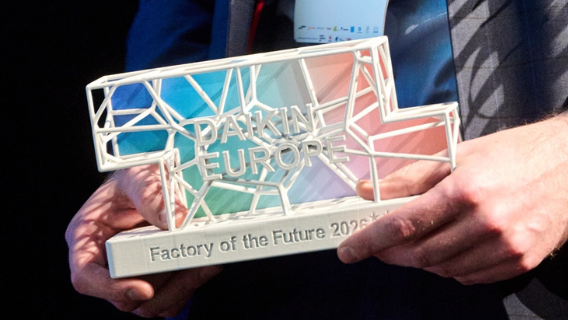 Daikin Ostende remporte le prix "Factory of the Future" pour la quatrième fois consécutive