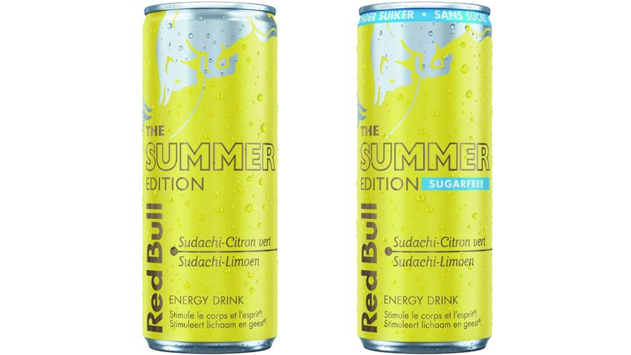 Nieuwe Red Bull Summer Edition met sudachi en limoen
