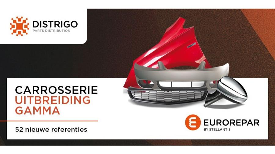 EUROREPAR breidt zijn carrosseriegamma uit